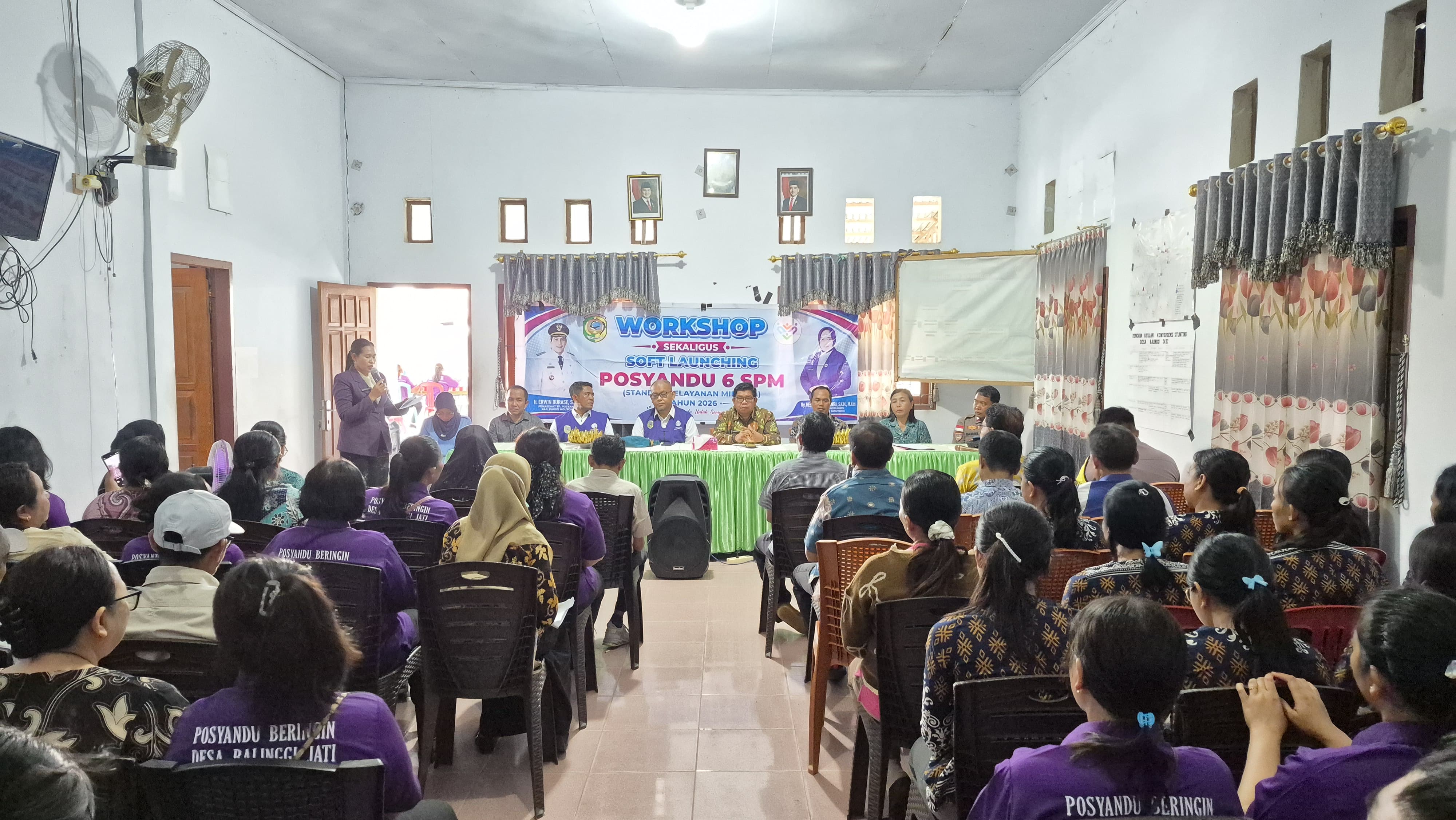WROKSHOP DAN SOFT LAUNCHING POSYANDU 6 SPM